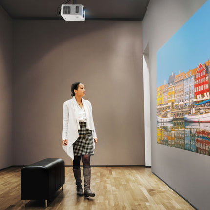 ViewSonic Projector Laser Full HD Short Throw 4000 ANSI Lumens με Τεχνολογία DLP LSD400HD-ST