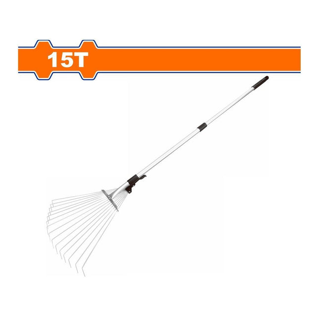 WADFOW Μεταλλική Σκούπα Φύλλων 15Τ Ρυθμιζόμενη & Τηλεσκοπική με Στιλιάρι WXW9A152