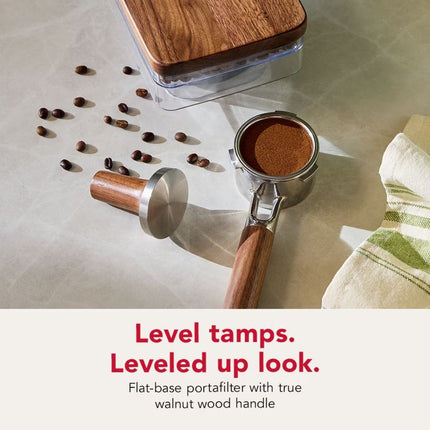 KitchenAid Σετ Αξεσουάρ Espresso από Ξύλο Καρυδιάς με Portafilter και Tamper KESWAS