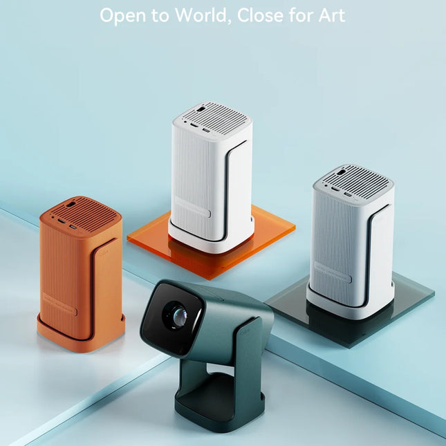 WANBO Cube 1 Smart Projector 720P με Android TV, 360° Gimbal & 350 ANSI Lumens