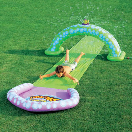 Bestway™ Water Race Rider Slide 16ft με Εκτοξευτήρα Φυσαλίδων