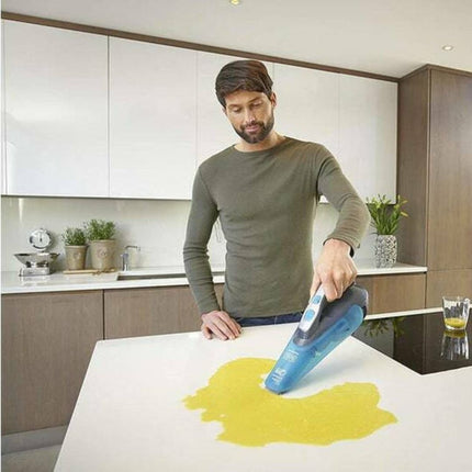Black & Decker Επαναφορτιζόμενο Σκουπάκι Χειρός Υγρών & Στερεών 10.8V με Χωρητικότητα Κάδου 500 ml, Ισχυρή Απόδοση & Γρήγορη Φόρτιση WDA320J-QW