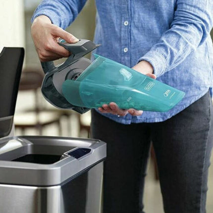 Black & Decker Επαναφορτιζόμενο Σκουπάκι Χειρός Υγρών & Στερεών 10.8V με Χωρητικότητα Κάδου 500 ml, Ισχυρή Απόδοση & Γρήγορη Φόρτιση WDA320J-QW