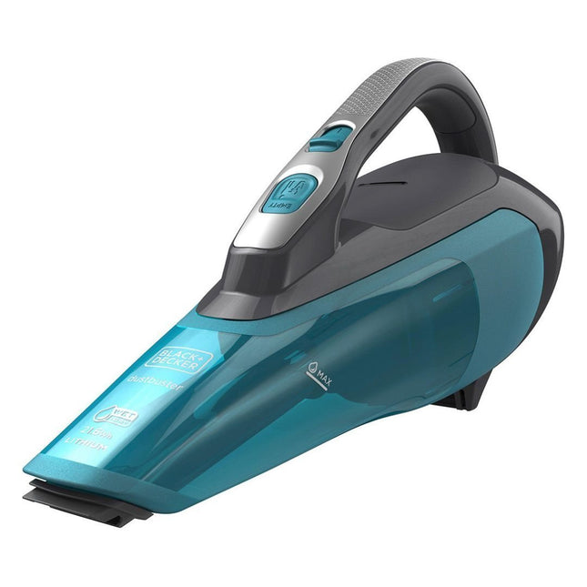 Black & Decker Επαναφορτιζόμενο Σκουπάκι Χειρός Υγρών & Στερεών 10.8V με Χωρητικότητα Κάδου 500 ml, Ισχυρή Απόδοση & Γρήγορη Φόρτιση WDA320J-QW