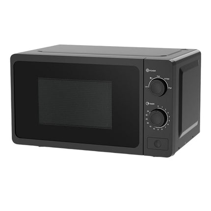 WILSON Φούρνος Μικροκυμάτων 20L 700W με 5 Ρυθμιζόμενα Επίπεδα & Λειτουργία Απόψυξης Μαύρο
