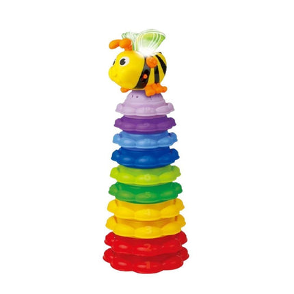 WINFUN Παιχνίδι Στοίβαξης Ηλίανθων με Μελισσούλα που Αλλάζει Χρώμα