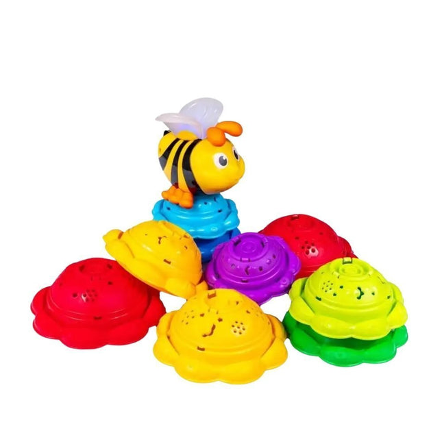 WINFUN Παιχνίδι Στοίβαξης Ηλίανθων με Μελισσούλα που Αλλάζει Χρώμα