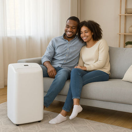 WILSON Φορητό Κλιματιστικό 12000BTU, Ψύξη & Θέρμανση με Τηλεχειριστήριο, Λειτουργία Ύπνου & Χρονοδιακόπτη