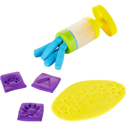 Wonder Factory Creation Station Playset Εργαστήριο Πλαστελίνης με 3 Βαζάκια Never Dry Dough, Σφραγίδες & Εργαλεία Δημιουργίας 595090-EUC, 3+ Ετών