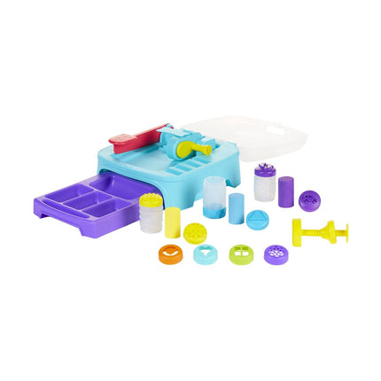 Wonder Factory Creation Station Playset Εργαστήριο Πλαστελίνης με 3 Βαζάκια Never Dry Dough, Σφραγίδες & Εργαλεία Δημιουργίας 595090-EUC, 3+ Ετών