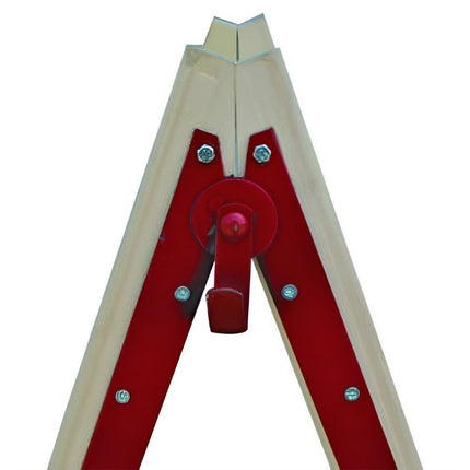 PALBEST Ξύλινη Σκάλα 2.00m με 6 Σκαλοπάτια