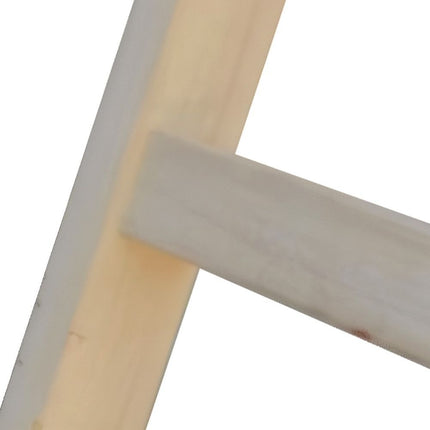 PALBEST Ξύλινη Σκάλα 2.00m με 6 Σκαλοπάτια