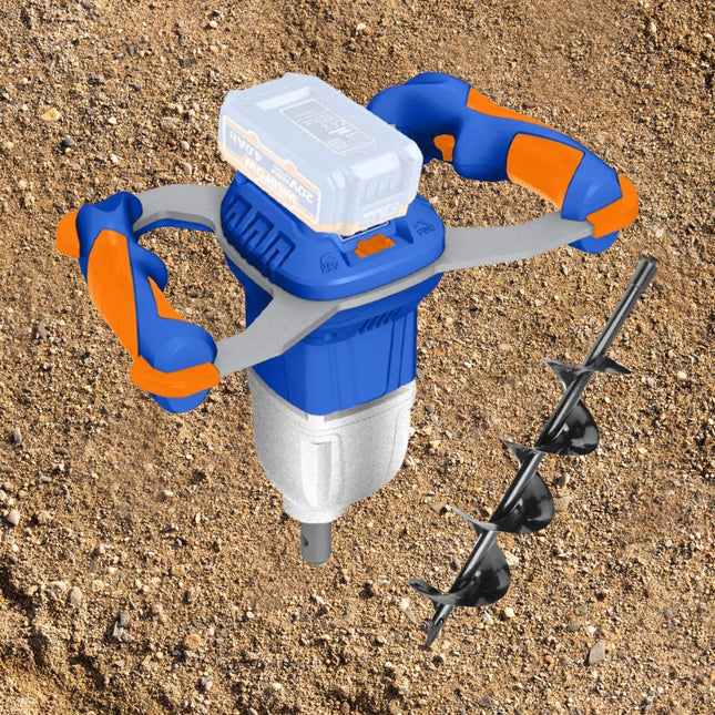 WADFOW Τριβέλα Γεωτρύπανο Μπαταρίας 20V Brushless SOLO (Χωρίς Μπαταρία & Φορτιστή)