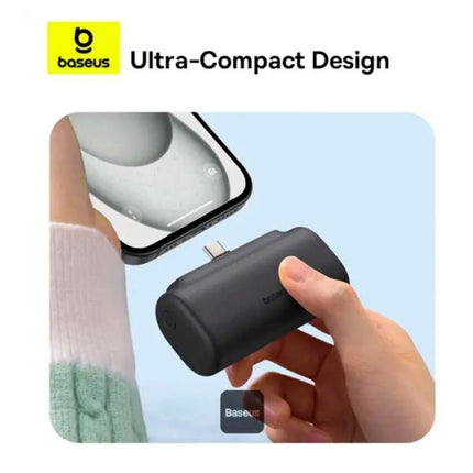 Baseus Powerbank 20W 5000mAh Plug-In USB-C 20W Black