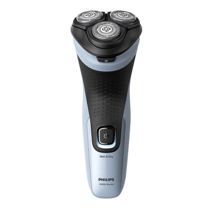 PHILIPS 3000X Series Επαναφορτιζόμενη Περιστρεφόμενη Ξυριστική Μηχανή Προσώπου με 27 Αυτοακονιζόμενες Λεπίδες, Κεφαλές 4D Flex, Αδιάβροχη & έως 40 Λεπτά Χρόνο Λειτουργίας X3003/00