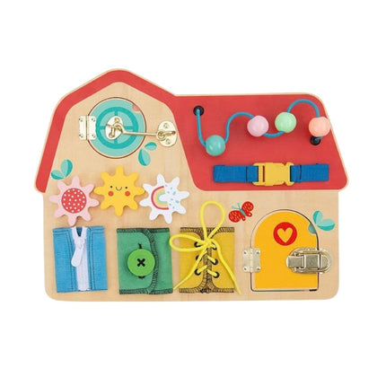 Tooky Toy Ξύλινο Πολυμορφικό Εκπαιδευτικό Σπίτι Δραστηριοτήτων 36+ Μηνών
